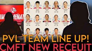 CMFT New Recruit! Cignal May Surprised Recruit din! Teams Line Up Alamin Bago ang PVL on TOUR!