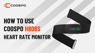 How to Use Coospo H808S Chest Strap Heart Rate Monitor?