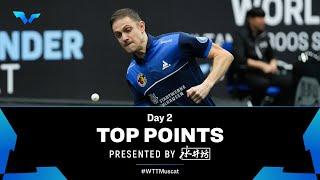 Top Points of Day 2 presented by Shuijingfang | #WTTMuscat 2024