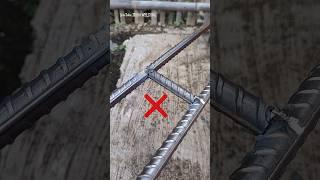 Tricks for strong iron welding connections #welding #ironwelding #weldingproject #shorts