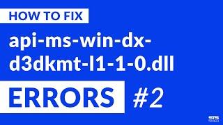 api-ms-win-dx-d3dkmt-l1-1-0.dll Missing Error on Windows | 2020 | Fix #2