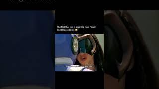 The fact that this is a real clip from Power Rangers send me 