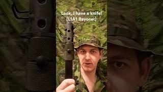 Checking out the L1A1 (The FN FAL Bayonet) #vietnamwar #army #vietnamhistory #anzac