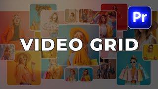 ADD Video grid or Video wall in Premiere Pro