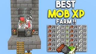 BEST MOB XP FARM (NO SPAWNER)  IN MINECRAFT BEDROCK 1.21(MCPE/X BOX/CONSOLE/NINTENDO) ||