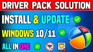 How to Install All in one DriverPack PC/Laptop | DriverPack Solution 2024 Fix All Issue