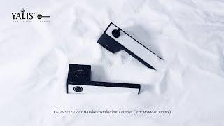 IISDOO NO.272 ( MULTIPLICITY ) Minimalist Door Handle Installation Tutorial ( For Minimalist Doors)