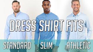 Slim Fit VS Standard VS Athletic Fit Dress Shirts || Finding The Right Fit