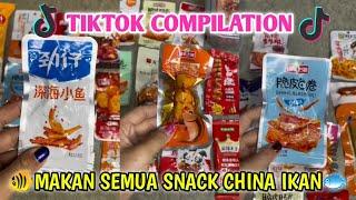 MAKAN SEMUA SNACK CHINA RASA IKAN AMIS BANGET  | KOMPILASI VIDEO TIKTOK CHRISTINE YUWANTI