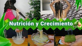 MASCARILLA DE AGUACATE  Y SÁBILA para el CABELLO AFRO| Mascarilla Casera Para el Cabello AFRO.