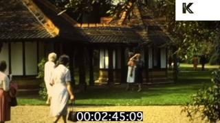 1980s UK, Stately Home Gardens, Period Recreation, Home Movies