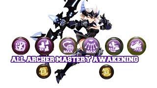 All Archer Mastery Awakening [Mastery III & Mastery IV ] [CC] - Dragon Nest M #AKMJ_Gaming