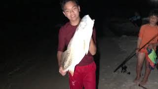 Night Fishing for Redfish at Pensacola Bay