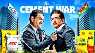 The Cement War  Adani vs Birla | UltraTech & ACC & Ambuja Case Study | Kumar Mangalam | Live Hindi