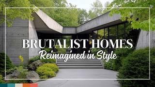 Modern Brutalist Homes: Where Raw Concrete Meets Contemporary Luxury in Stunning Designs