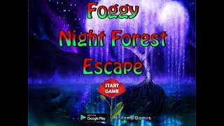 foggy night forest escape video walkthrough