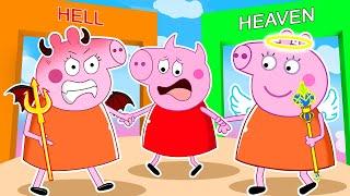 Angels Or Demons - Peppa Pig's Choice | Peppa Pig Funny Animation