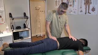 Osteopathic Technique Demo (Myofascial Release- Legs and Back)