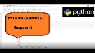 Python (Numpy):  linspace ( ) - (Part2)