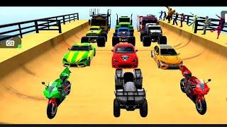 Mega Ramp SPIDERMAN CARS Racing Challenge on MULTI Rampa !  Impossible Sport Car Racing - Android