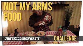 Not My Arms Challenge: Food Edition ft. Casey Chan