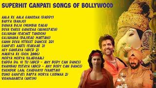 Ganpati Bappa Superhits of bollywood playlist | Nonstop 1+ hours of Ganpati songs of bollywood