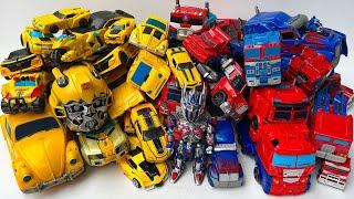 Full TRANSFORMERS Yellow & Red Robot Tobot Car: Leader OPTIMUS PRIME & BUMBLEBEE Revenge (Animation)