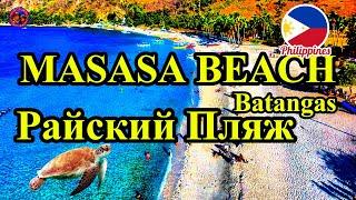 Райский Уголок в Тихом Океане. Снорклинг с Черепахами. MASASA BEACH Batangas in the Philippines