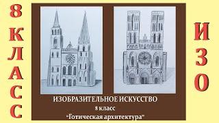 Урок ИЗО в школе. 8 класс. Урок № 21. «Готическая архитектура».