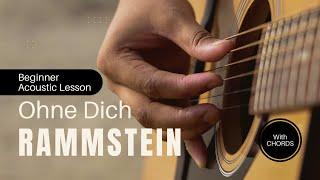 Rammstein - Ohne Dich guitar tutorial with chords