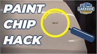 Paint Chip Hack:  Can You Fill a Car Paint Chip with Paint, Sand & Buff?