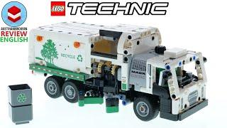 LEGO Technic 42167 MACK LR Electric Garbage Truck Review English