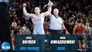 Kyle Snyder vs. Nick Gwiazdowski: 2016 NCAA title match at 285 pounds