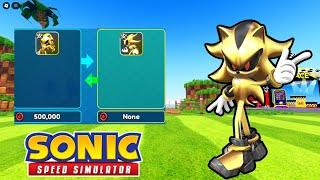 How I got Android Shadow Gold (LIMITED) - Sonic Speed Simulator