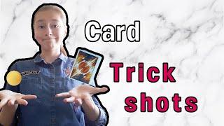 Card Trickshots + Pingpong Trickshots #2 || Valeria Magic