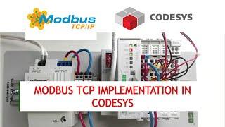 Codesys Modbus TCP Slave Implementation