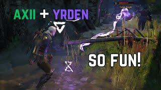 The Witcher 3:  Yrden + Axii Build (MOST UNDERUTILIZED SIGNS!) - Gameplay #witcher3