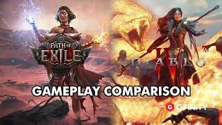 Diablo 4 vs Path of Exile 2 PC Gameplay Comparison!