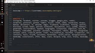 Python Tutorial - || Hunt Down Social Media Accounts by Usernames for Open-Source Intelligence ||