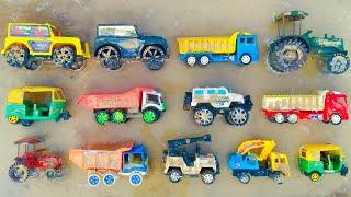 Mini Tractor Accident Video | Thar 4x4 Mahindra | Auto Rickshaw | Jcb Loading | Parth Kids