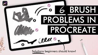 PROCREATE BRUSH PROBLEMS (6 easy fixes you need to know!)