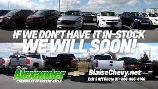 Your New Chevrolet Is Waiting | Blaise Alexander Chevrolet of Greencastle