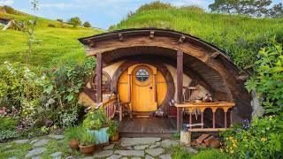 Build a cozy shelter in the woods, The Hobbit's House