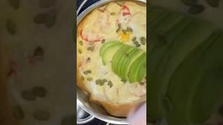 Завтрак за пять минут #завтрак #быстрыйрецепт #быстрыйзавтрак #домашняяеда #готовимдома
