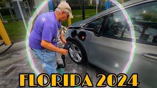 Florida Vacation 2024 | Butterfly World | Amtrak Roomette | EV Charging Went Wrong