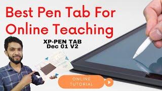 Pen Tablet for Online Teaching in 2024 | Online Teaching #xppen #tablet