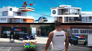 Franklin's House Turned into a POLICE STATION in GTA 5!