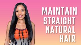 How To Maintain Straight Hair/Heat Trained Hair | 6 Tips You Must Try!!!