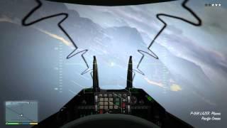 GTA 5 Next-Gen (PS4) - P-996 Lazer Jet (F-16 Fighting Falcon)