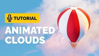 Animated Clouds Tutorial in Blender 3.1 | Polygon Runway